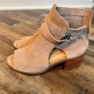 Sole Society So-Tracy leather upper. Size 7.5/38